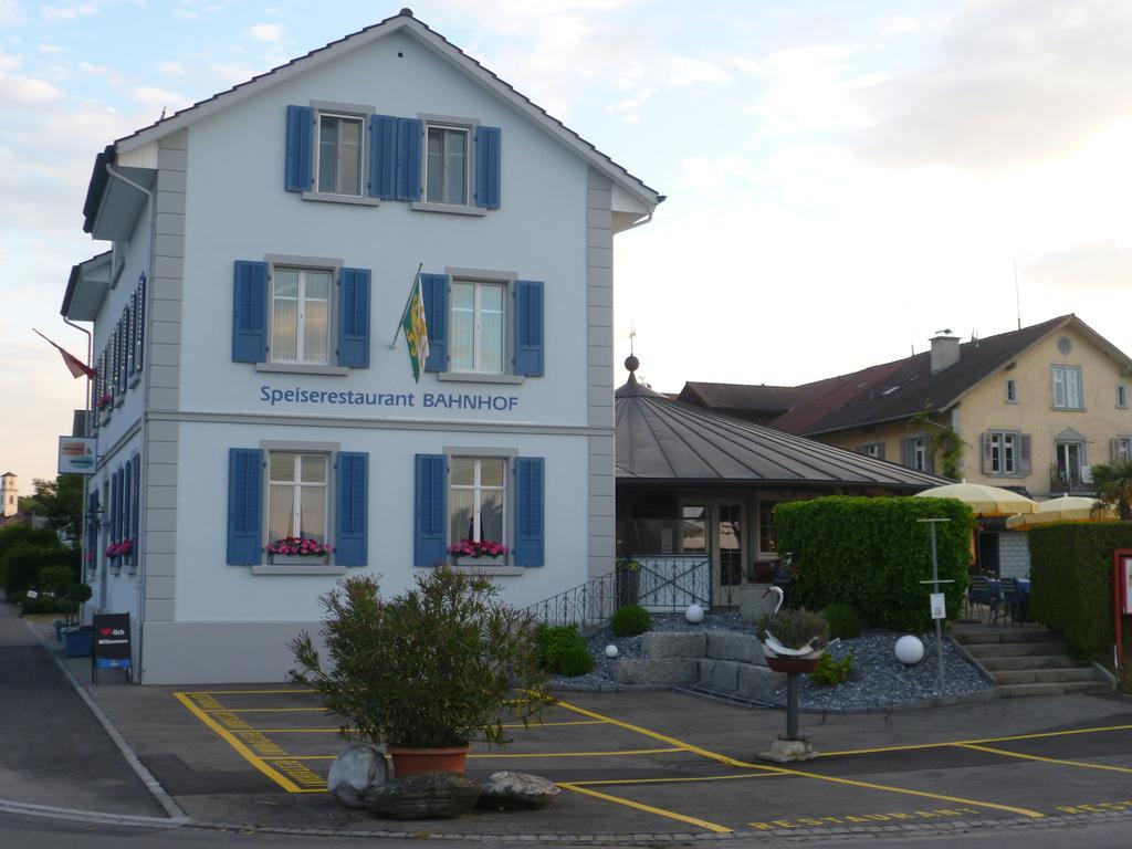 Hotel Speiserestaurant Bahnhof Guttingen ภายนอก รูปภาพ